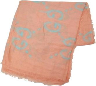 Gucci Pre-owned Sciarpa in Seta e Modal GG Ghost - - Pre-owned - Donna - Rosa - ONE SIZE