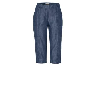 Toni Cropped broek - Dames - Broeken - Blauw - Maat: 3XL