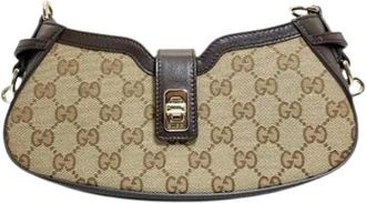 Gucci Pre-owned Shoulder Bag - Dames - Vintage Schoudertas - Beige - ONE Size - Vintage