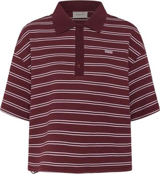 Gestuz Gzpilova Polo Tee - Dames - Polos - Rood - XL - Katoen - Tops