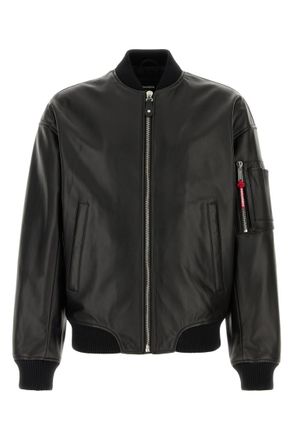 Dsquared2 Black Solid Regular Jacket