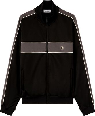 AMBUSH high-neck striped track jacket - men - Polyester - M - Black