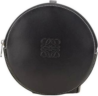 Loewe Pre-owned Mini Bags, female, Black, Size: ONE SIZE Pre-owned Leather Pouch