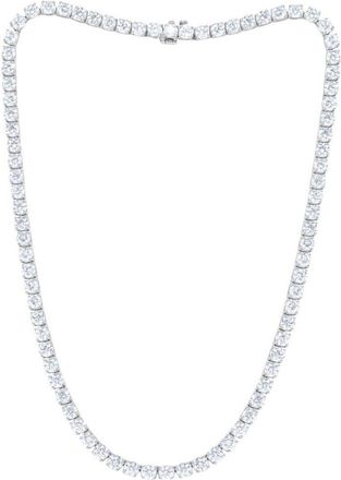 Diana M. Jewels Fine Jewelry 18K 34.00 Ct. Tw. Lab-Grown Diamond Tennis Necklace