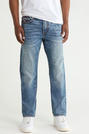 True Religion Geno Big T Flap Pocket Slim Fit Jeans in Light Celestine at Nordstrom Rack, Size 29