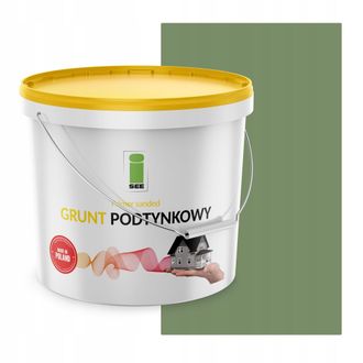 OEM Yeso De Silicona Para Fachadas, Verde Oliva, 15 Kg