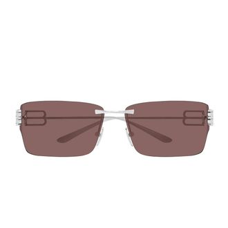 Balenciaga Sunglasses Bb0485 Sa 004 Silver/Red Unisex