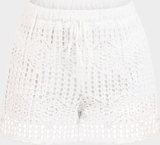 La Blanca Waverly Crochet Beach Shorts