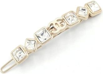 Chanel Pre-owned Accessories, female, Yellow, Size: ONE SIZE Pre-owned Fabric Hair Accessory