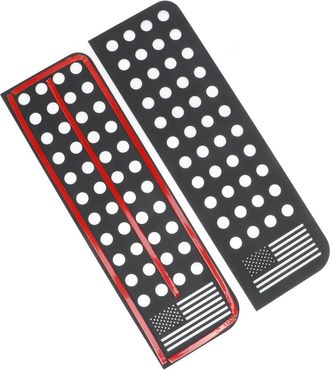 OEM Pegatinas De Aluminio Para La Ventana De La Puerta Trasera De Los Modelos Jeep Wrangler Jk De 2007 A 2017
