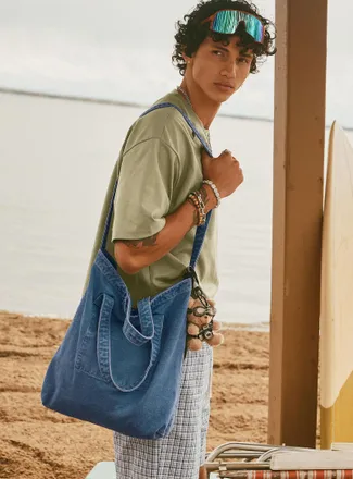 Le 31 Pure cotton canvas crossbody tote