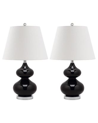 Safavieh Eva 24In Double Gourd Glass Lamp