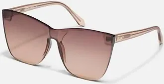 Quay Womens Come Thru Medium Sunglasses In Doe/brown Fawn