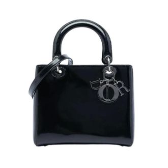 Dior Pre-owned Lady Dior - Dames - Pre-owned - Zwart - Maat: ONE Size Leer