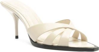 Schutz Keefa Leaf Mule in Sugar White at Nordstrom, Size 9.5