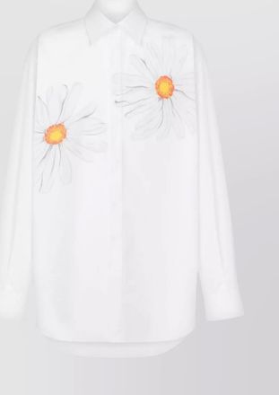 Moschino casual floral print shirt with long sleeves