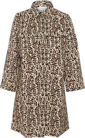 Saint Tropez Overhemdjurken - Dames - Shirt Kleedjes - Veelkleurig - XL - Denim - Kleedjes
