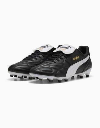 Puma Mens King Top FG AG Firm Ground Football Boots - Black - Size: 10.5