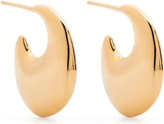 Saint Laurent Teardrop Hoop Earrings - Dames - Accessoires - Geel - Maat: ONE Size