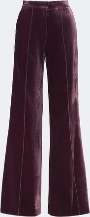 Elie Saab Velvet wide-leg pants