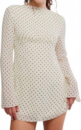Free People Jolie Printed Mini Dress In Dot Mix 2 Combo