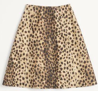 Valentino Gonna In Panno Stampato Giaguaro Spots Donna ANIMALIER 36