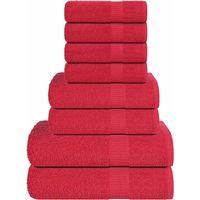 OEM Juego De 8 Servilletas Frogn Rojas De 360 G/m&sup2; - Crezuo