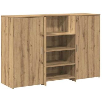 vidaXL Mostrador De Recepci&oacute;n Roble Artisian 155x50x103,5 Cm Vidaxl