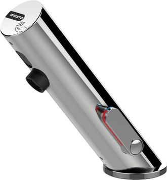 Presto Grifo Mezclador De Repisa De Infrarrojos Cromado Presto Linea Con Sensor Infrarrojo Para Lavabo, Acabado Cromado