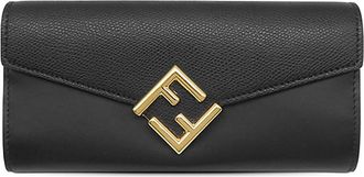 Fendi Pre-owned Fendi Leather FF Diamonds Continental Wallet Ladies MI38EOIKZLJJOTKZ