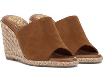 Vince Camuto Fayla Wedge Sandal In Golden Walnut