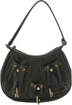 Givenchy Pre-owned Shoulder Bags, female, Blue, Size: ONE SIZE Pre-owned Denim shoulder-bags