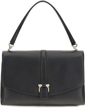 Ferragamo Mia Shoulder Bag Black