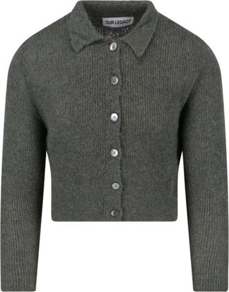 Our Legacy mazzy Crop Knit Cardigan