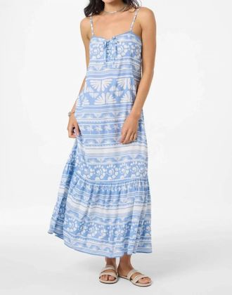 O'Neill Tasmin Abstract Midi Dress In Azurine