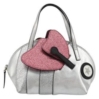 Gucci Pre-owned Mini Bag - Dames - Vintage Mini Tas - Grijs - ONE Size - Leer - Vintage