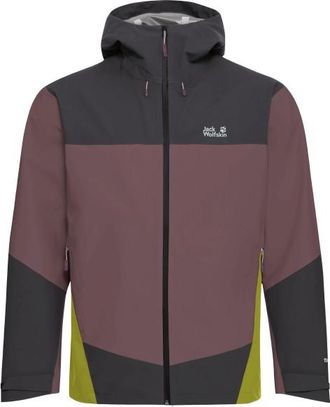 Jack Wolfskin Rockpaw 3L Jacket Regenjacke f&uuml;r Herren | lila