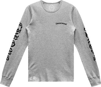 Chrome Hearts T-shirt con stampa - Grigio