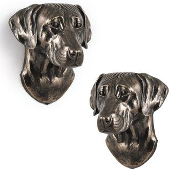 OEM Rhodesian Ridgeback, Perro Le&oacute;n Africano: Estatuilla De Perro, Busto Colgante, Decoraci&oacute;n &Uacute;nica Para Amantes De Los Perros De Art-dog