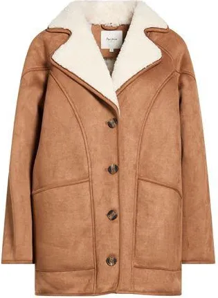 Pepe Jeans London ROPA DE ABRIGO - Borreguito y pelo ecol&oacute;gico en YOOX.COM