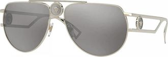 Versace VE2225 12526G Pale Gold/Light Grey Mirror Silver