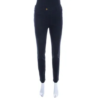 Escada Navy Blue Stretch Denim Teresa Straight Leg Jeans