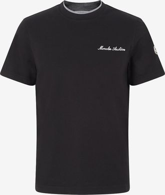Moncler Rundhals-T-Shirt aus Jersey