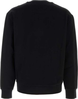 Prada Mens Black Cotton Sweatshirt Nero Exterior: Nylon Felpe Sweater
