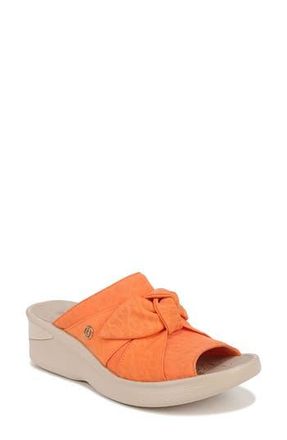 Life Stride BZees Smile II Wedge Slide Sandal in Orange at Nordstrom Rack, Size 6.5