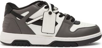 Off-white Out Of Office Panelled Leather Sneakers - Grey - 44 (IT44 / UK10)