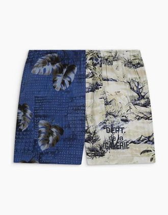 Gallery Dept. Mens Gallery Dept Zuma Vacation Shorts in Blue/White - Multi - Size: 32/30/31