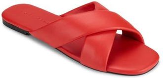 Yosi Samra Delancey Slide Sandal in Red at Nordstrom, Size 11