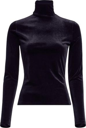 Elie Saab velvet T-shirt - Black