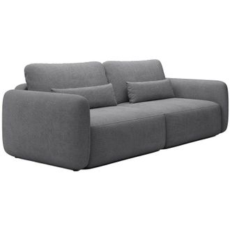 Vente-Unique Vente-unique - Divano letto 3 posti in Tessuto testurizzato Grigio - vopoza